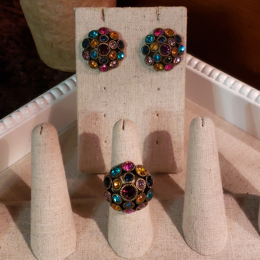 Ring Earrings Set 10$